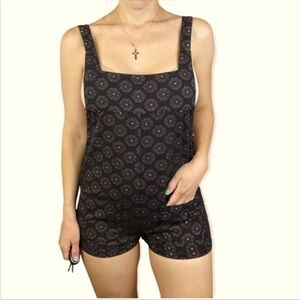 EARTHBOUND Trading Co. Daisy Short Overall